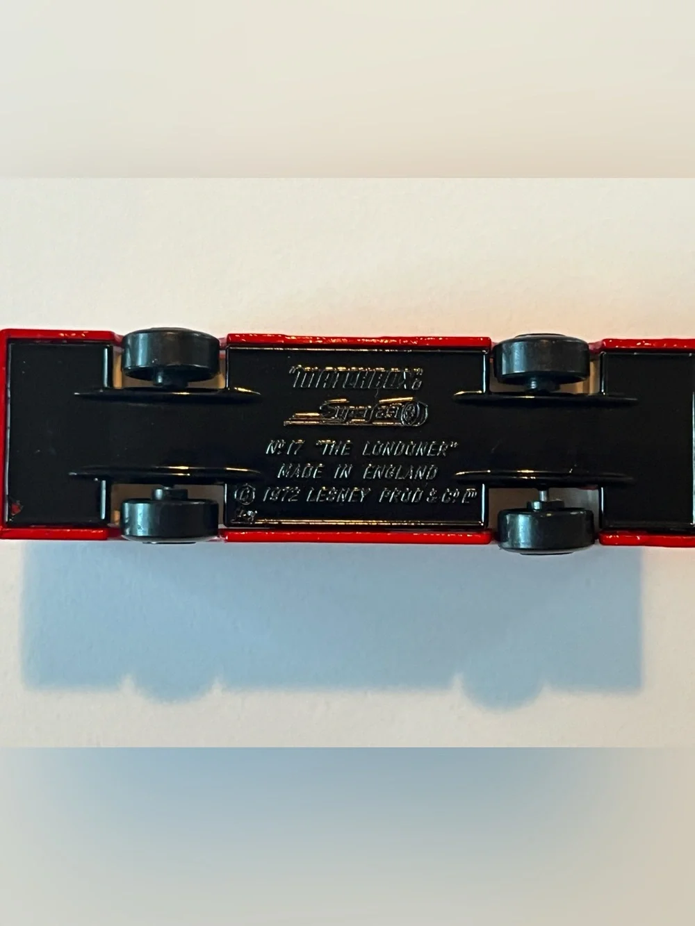 Vintage Matchbox Superfast No. 17 The Londoner 1953-1978 Double Decker Lesney